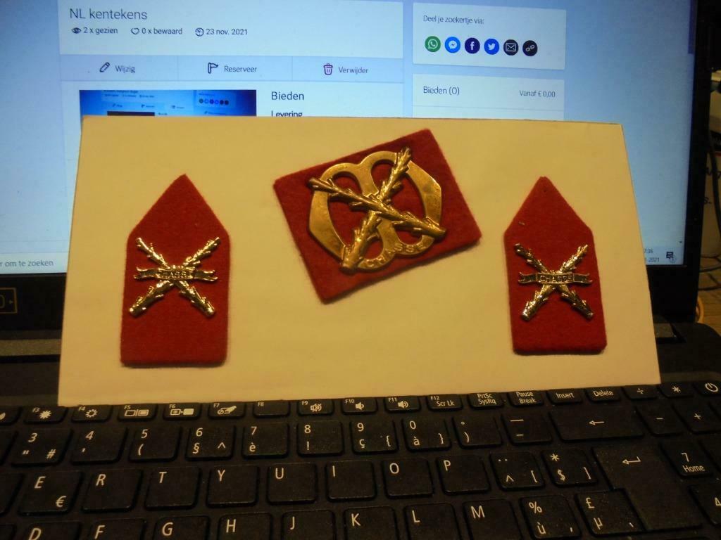 kentekens NL leger, Ophalen of Verzenden, Overige soorten, Embleem of Badge