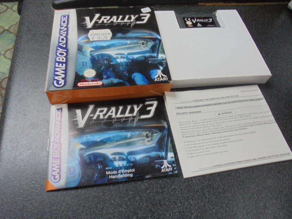 Game boy advance V-rally 3 (CIB), Consoles de jeu & Jeux vidéo, Jeux | Nintendo Game Boy, Enlèvement ou Envoi, Utilisé, Course et Pilotage