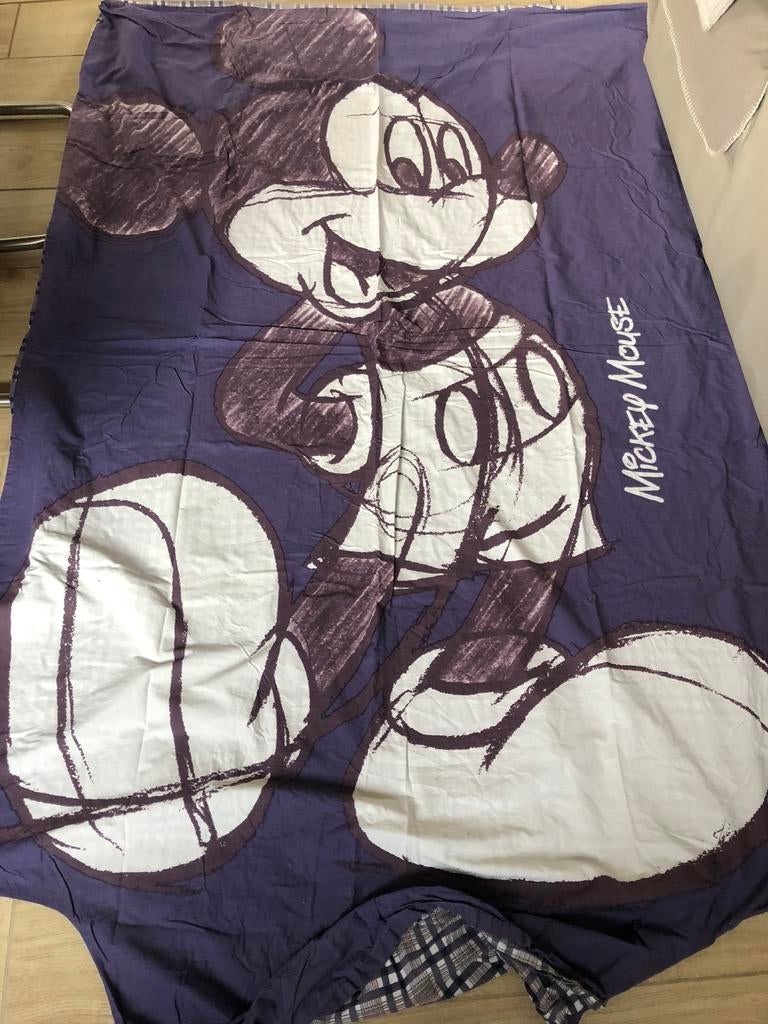 Disney-Mickey Mouse 1-persoons dekbedovertrek, Ophalen, Gebruikt, Wit, Dekbedovertrek