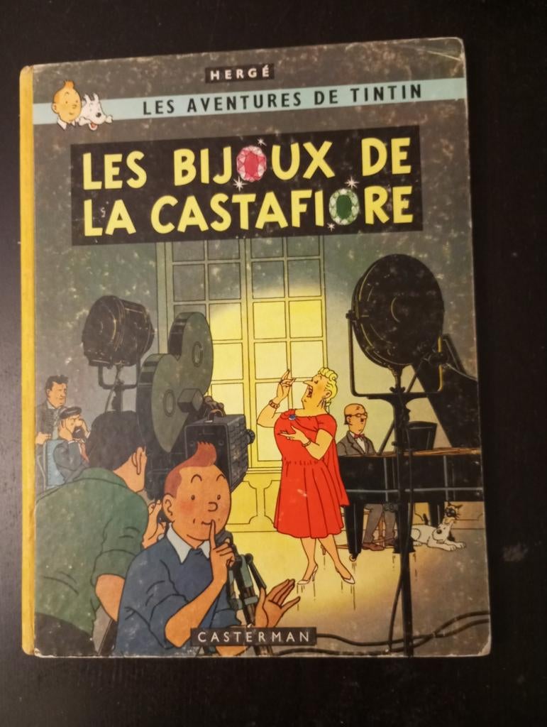 Tintin Les Bijoux de la Castafiore 1963, Livres, Enlèvement ou Envoi, Utilisé