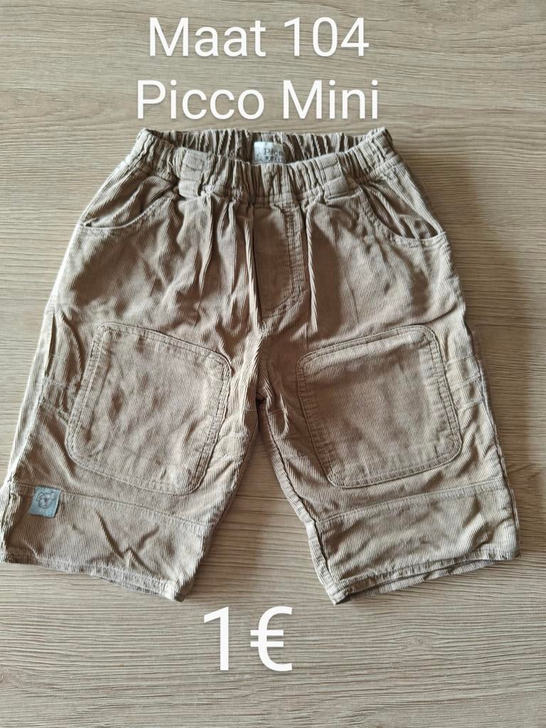 Short jongen Picco Mini - maat 104, Kinderen en Baby's, Kinderkleding | Maat 104, Broek, Picco Mini, Gebruikt, Ophalen of Verzenden