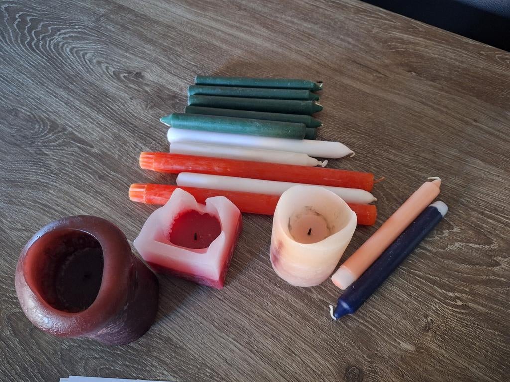 Oude en nieuwe kaarsen, Ophalen