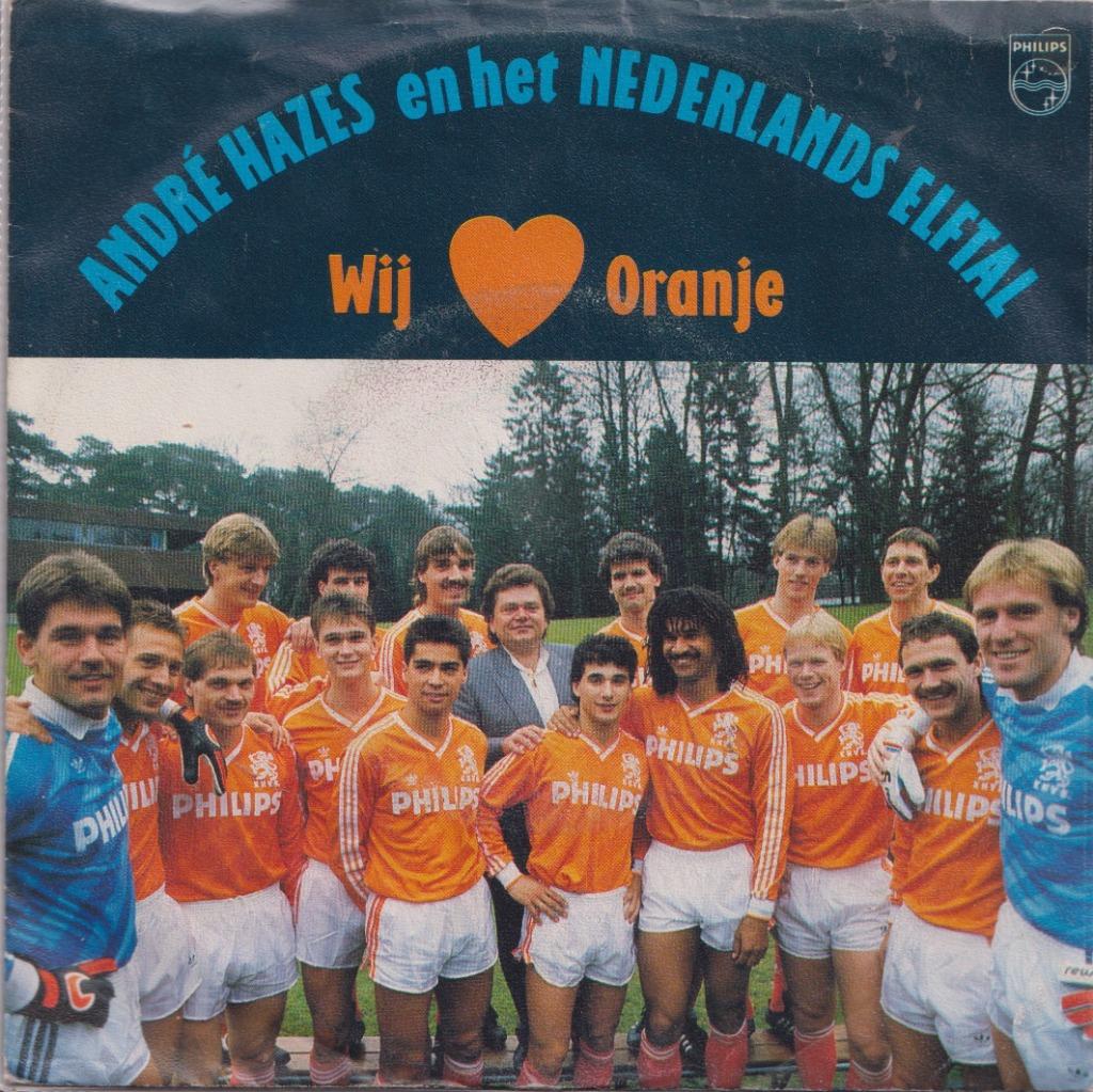 Andre Hazes en het Nederlands Elftal – Wij houden van Orange, Cd's en Dvd's, Vinyl Singles, Gebruikt, 7 inch, Single, Ophalen of Verzenden