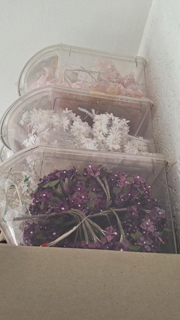 Tule en bloemetjes, Hobby en Vrije tijd, Ophalen, Nieuw