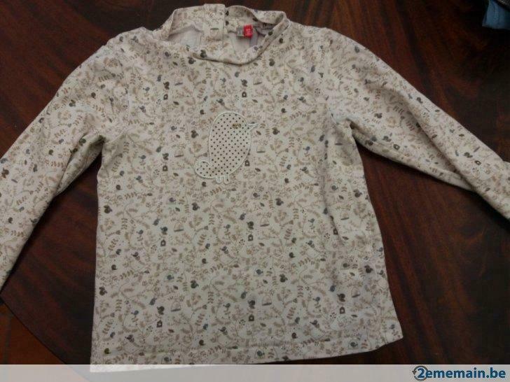 T-shirt manches longues bébé fille T86, Enlèvement ou Envoi, Utilisé, Fille