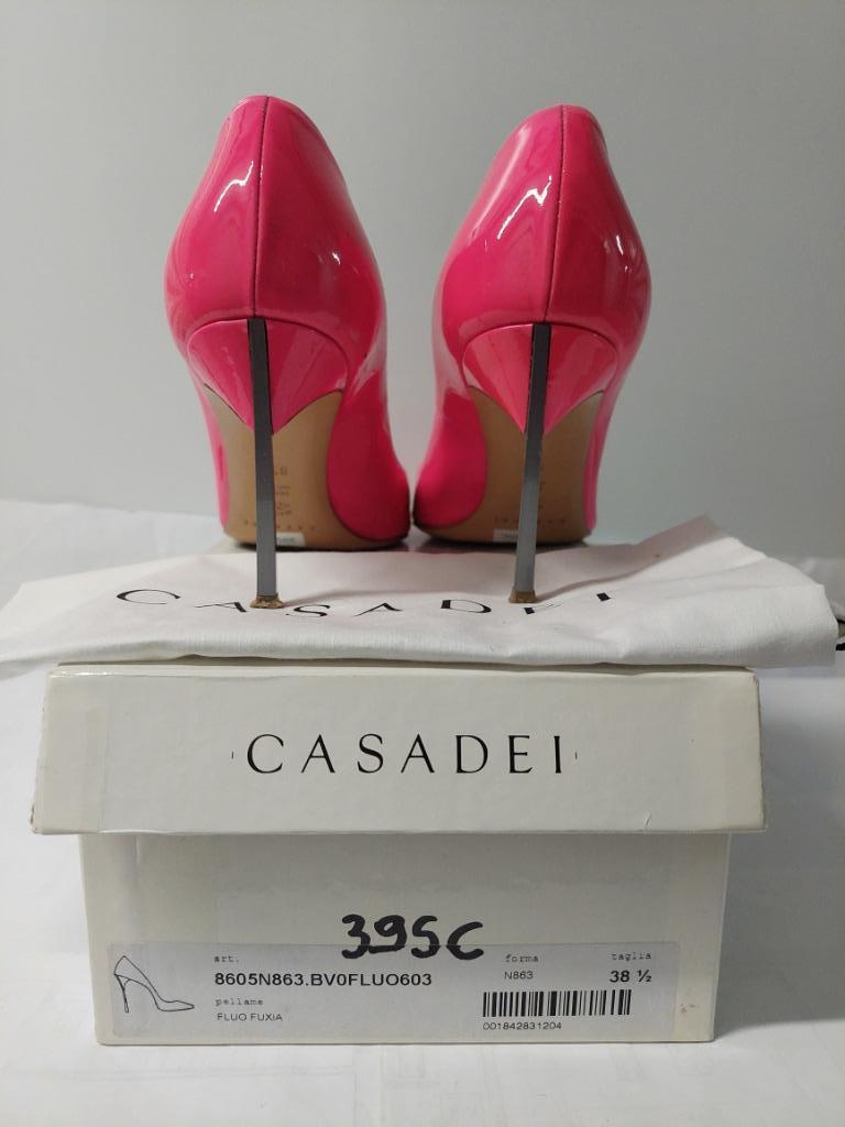 395C* Casadei Blade - sexy roze leren schoenen (38,5), Pumps, Verzenden, Roze, Gedragen