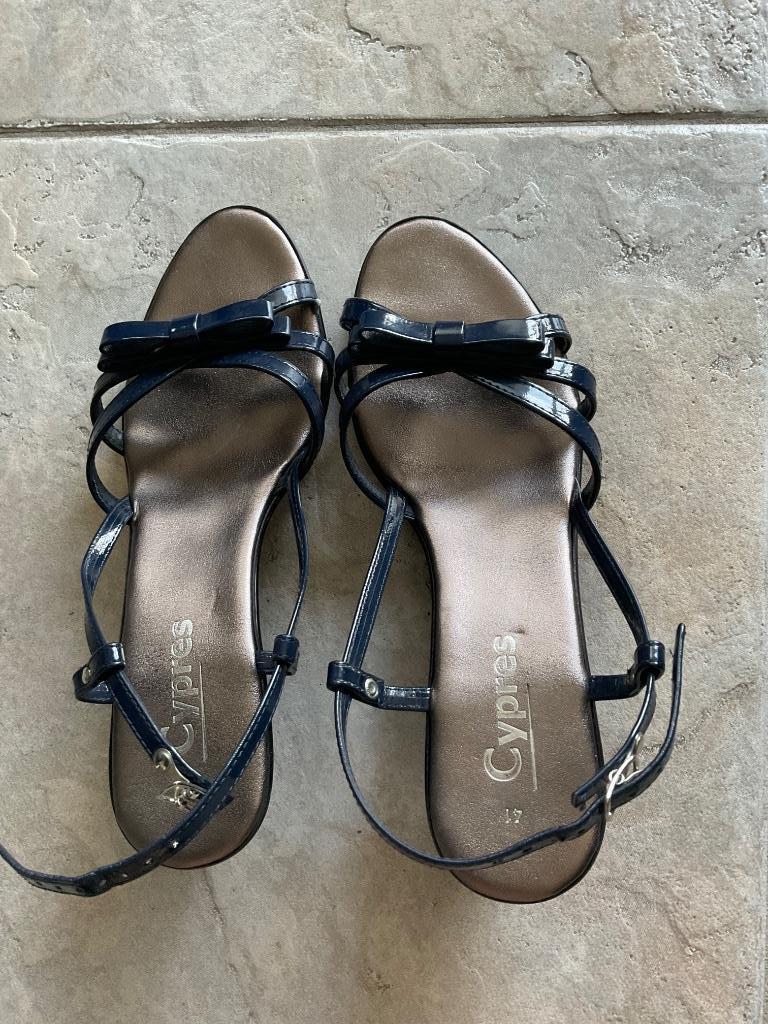 Nieuwe Blauwe sandalen, ANDERE, Blauw, Zo goed als nieuw, Sandalen of Muiltjes