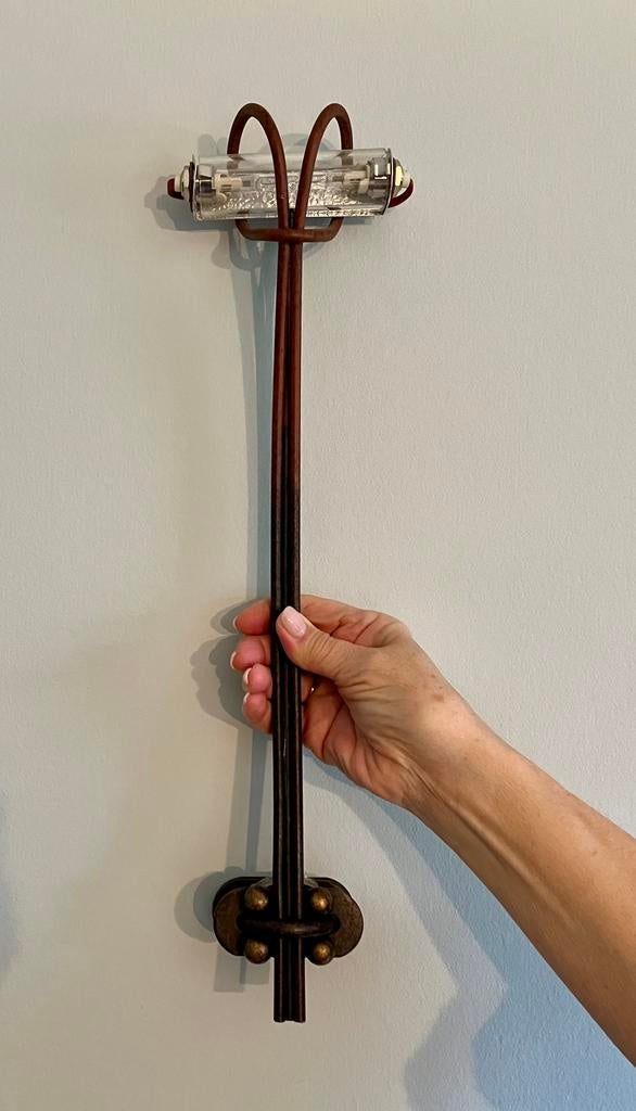 Muurlamp Terzani, Huis en Inrichting, Lampen | Wandlampen, Zo goed als nieuw, Glas, Ophalen