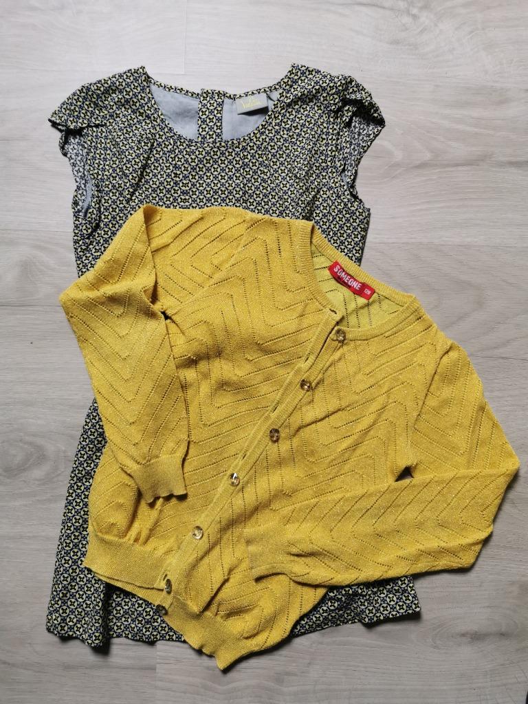 Jurk met vestje Someone - maat 128, Kinderen en Baby's, Gebruikt, Meisje, Ophalen of Verzenden, Someone