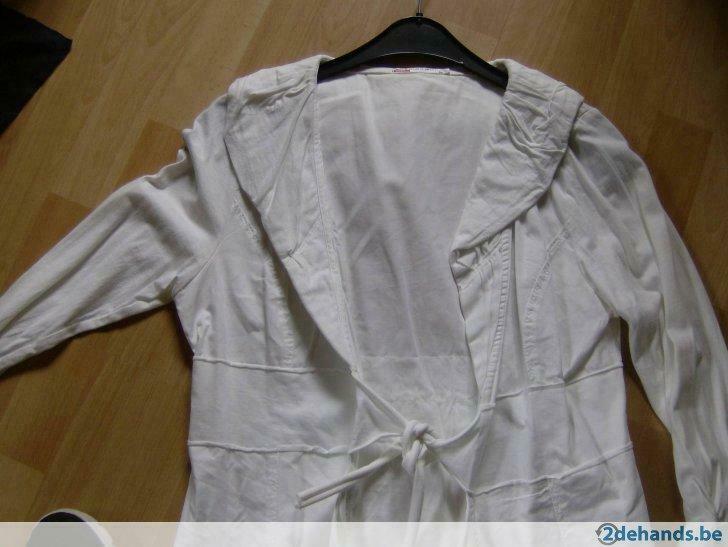 blazer wit merk mail il est ou le soleil - maat 44, Enlèvement ou Envoi, Porté, Taille 42/44 (L), Blanc