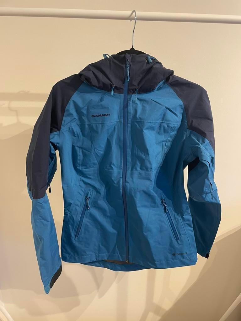 Veste de pluie d'été Mammut Gore-tex femme nouvelle XS, L, Envoi, Taille 34 (XS) ou plus petite, Bleu