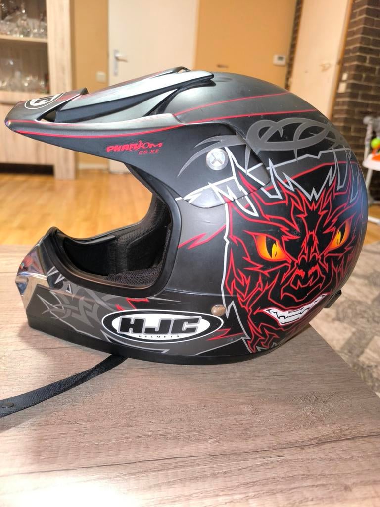 Motorhelm, Ophalen