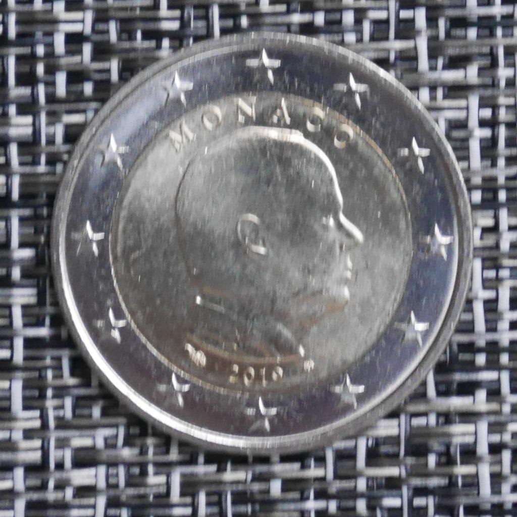 2 euros Monaco 2019 UNC, Envoi, Monaco, 2 euros, Série