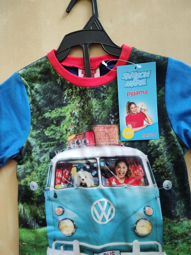 Mooie nieuwe zomerpyjama Samson en Marie, maat 98/104 (blau, Neuf, Studio 100, Garçon ou Fille, Enlèvement ou Envoi
