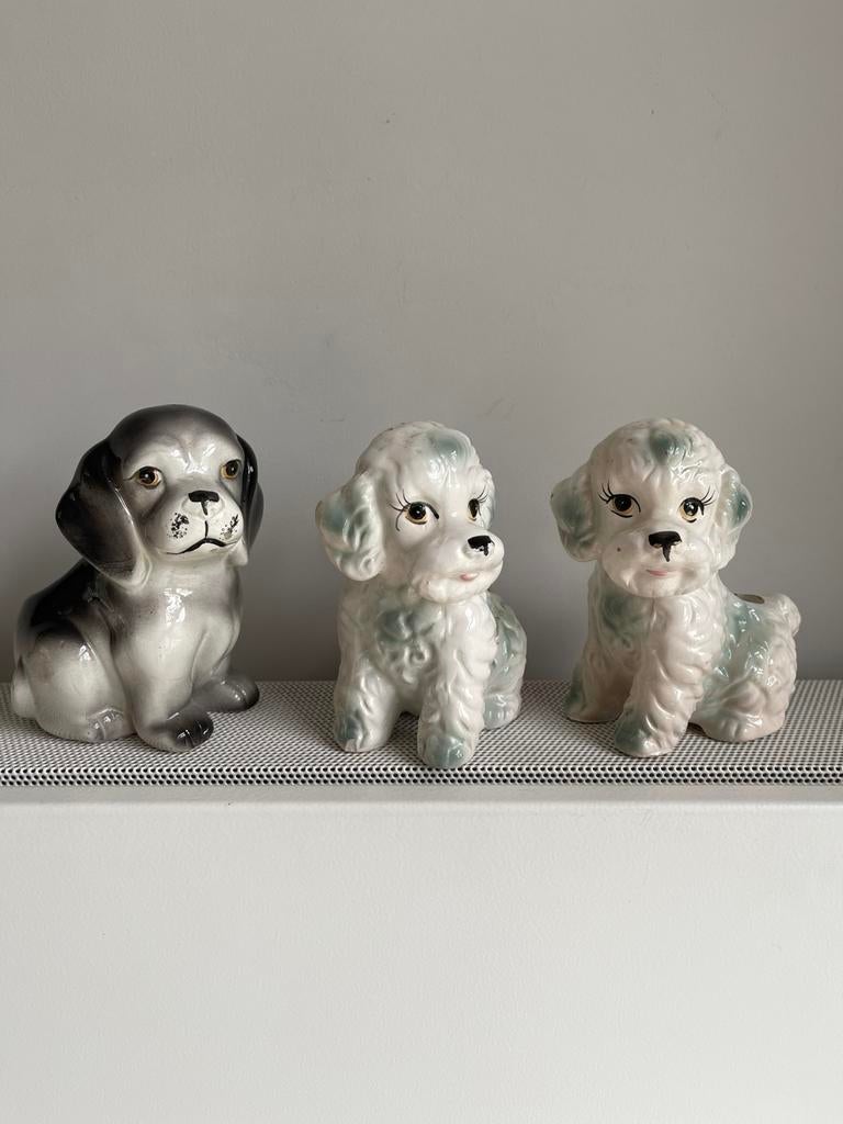 3 pots de fleurs vintage pour chiens ensemble 7€ !, Enlèvement