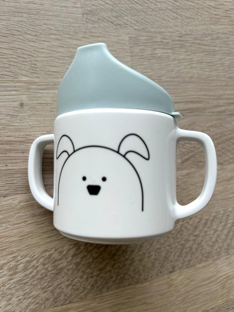 Lässig drinkbeker hondje lichtblauw met drinktuit, Ophalen, Zo goed als nieuw, Overige typen