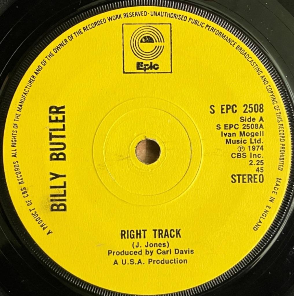Billy Butler ‎– Right Track " Northern Soul ", Ophalen of Verzenden, Gebruikt, R&B en Soul