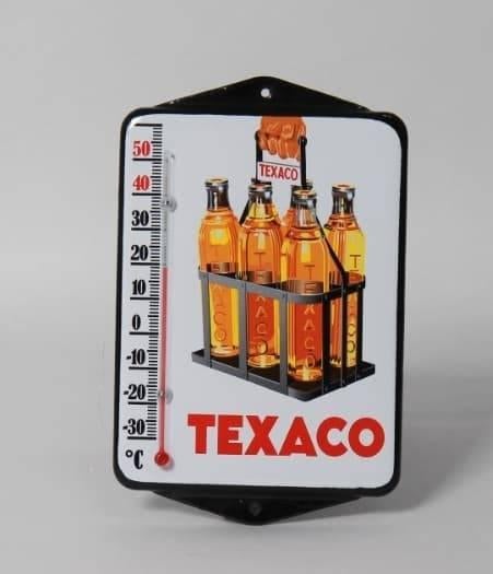 Texaco emaillen reclame thermometer en veel andere modellen, Ophalen of Verzenden, Zo goed als nieuw, Gebruiksvoorwerp