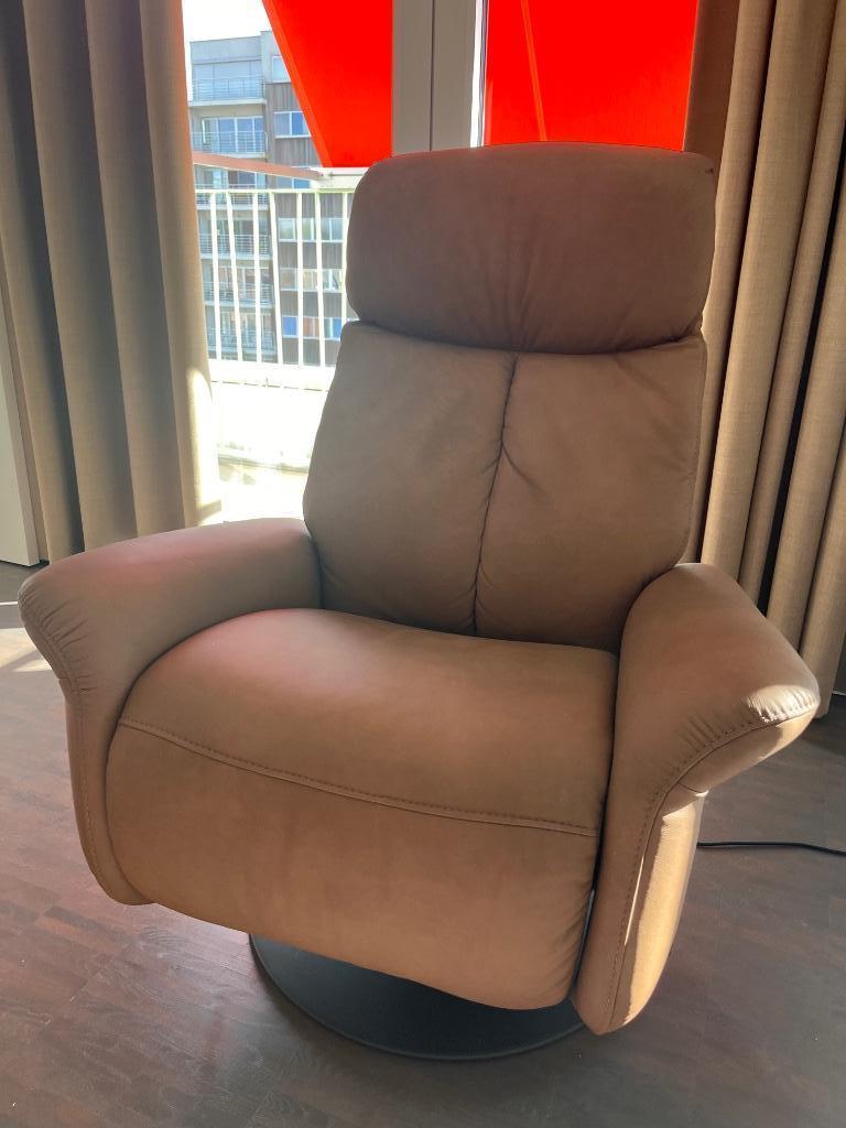 Elektrische relax zetel, Enlèvement, Comme neuf, Cuir