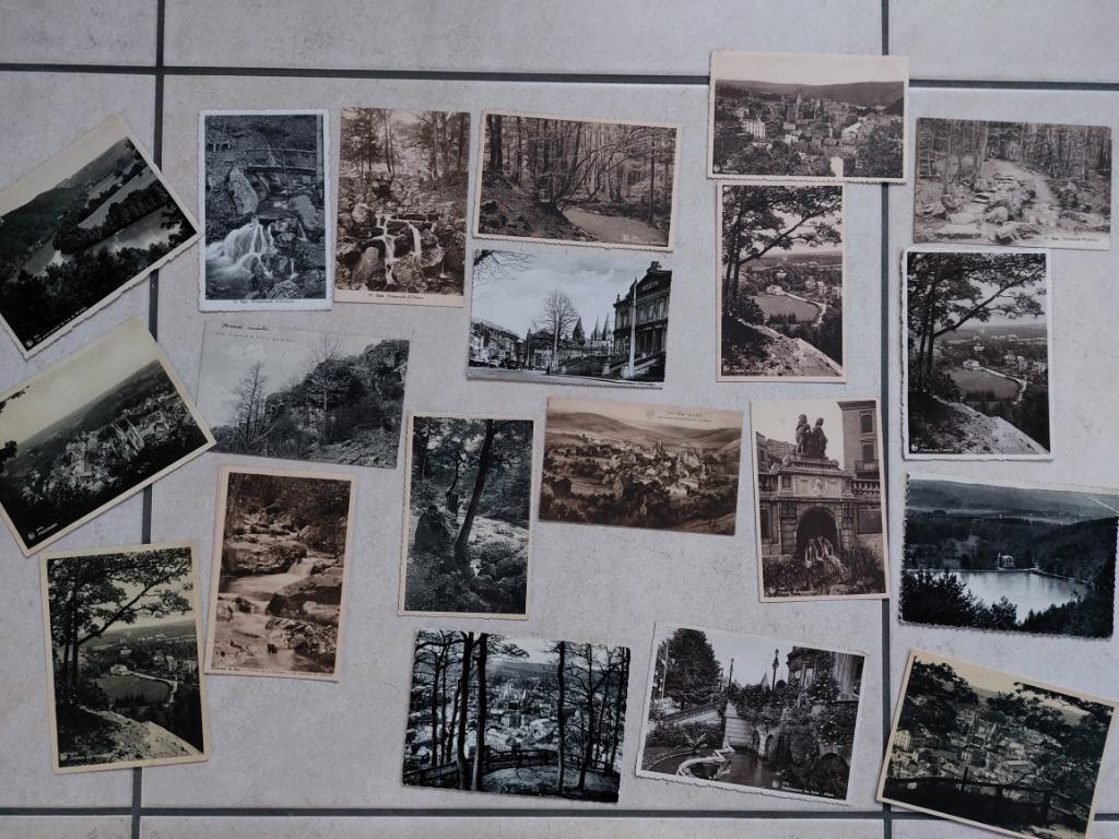 lot van 20 oude postkaarten van Spa, Verzenden