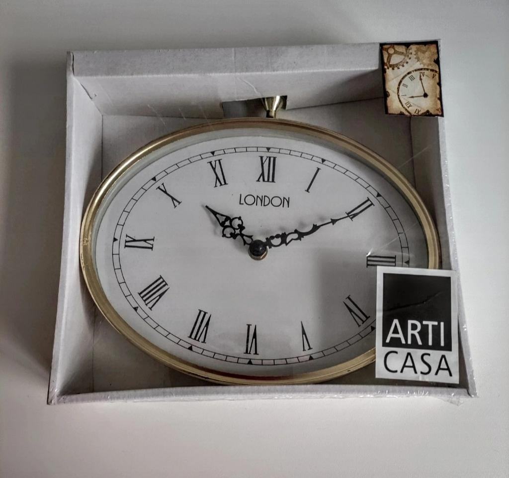 Nieuwe Vintage Wandklok, Ophalen of Verzenden, Nieuw, Wandklok