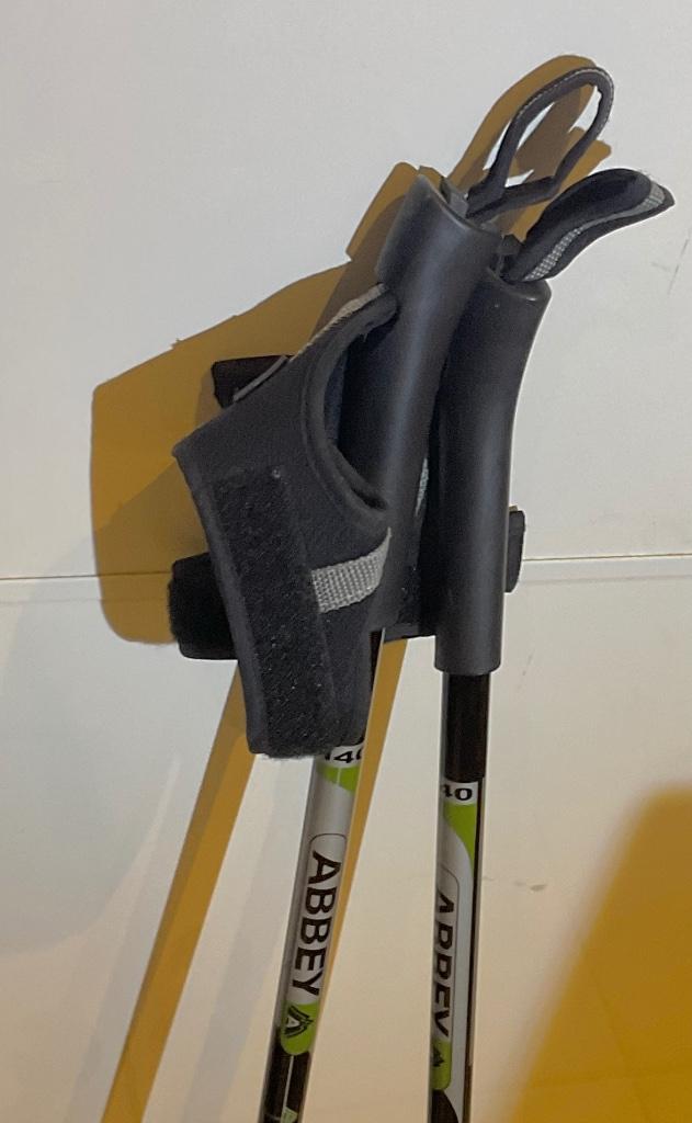 Nordic walk stokken: Abbey Nordic Walking Poles, Sport en Fitness, Ophalen, Zo goed als nieuw, Wandelstok