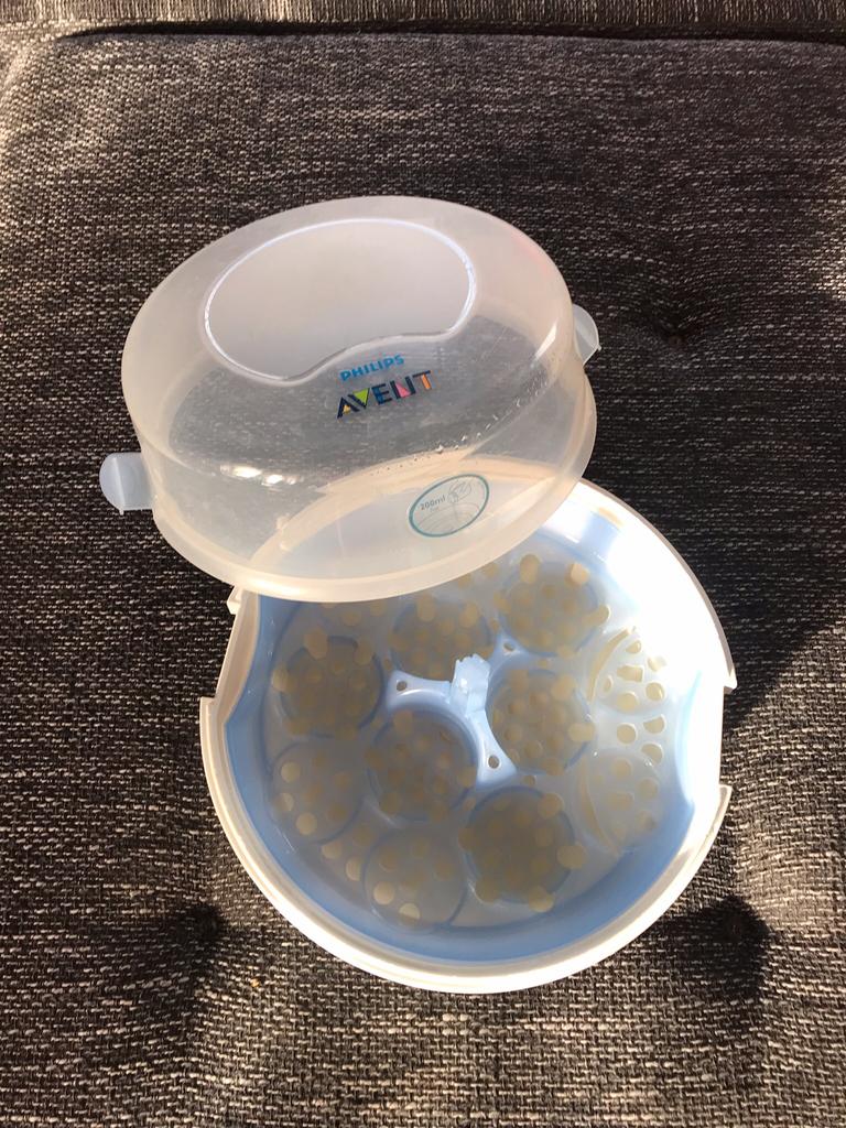 Avent sterilisator voor microgolf, Kinderen en Baby's, Ophalen of Verzenden, Zo goed als nieuw, Sterilisator
