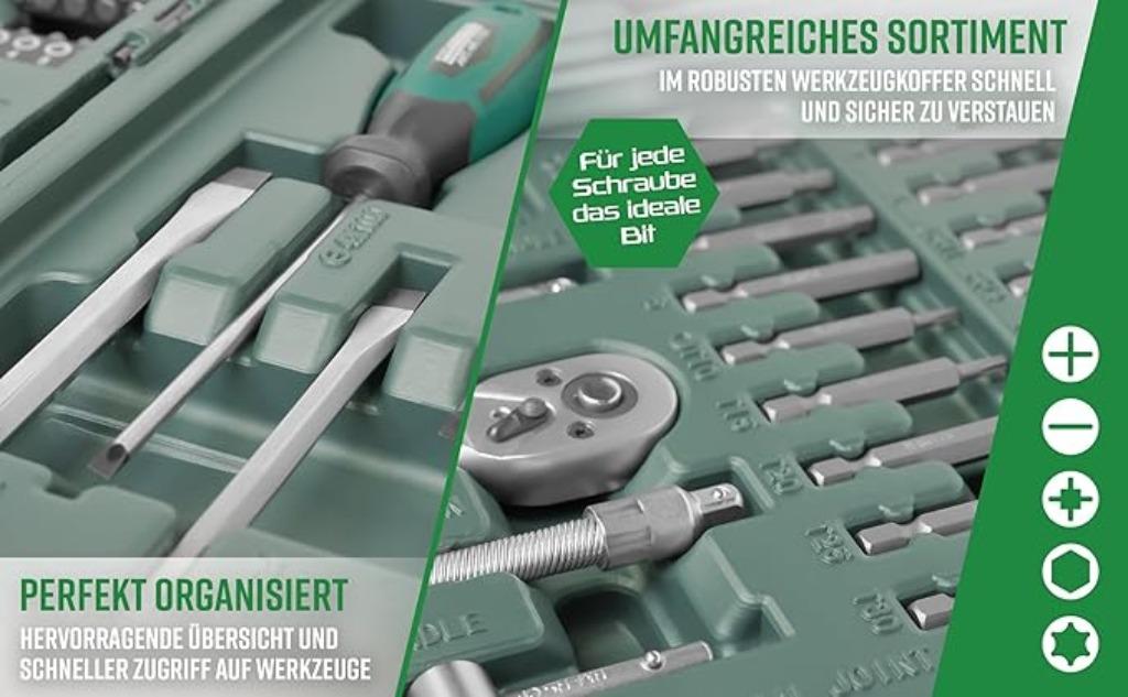 Valise à outils Brüder Mannesmann LIVRAISON RAPIDE ET GRATUI, Envoi, Neuf