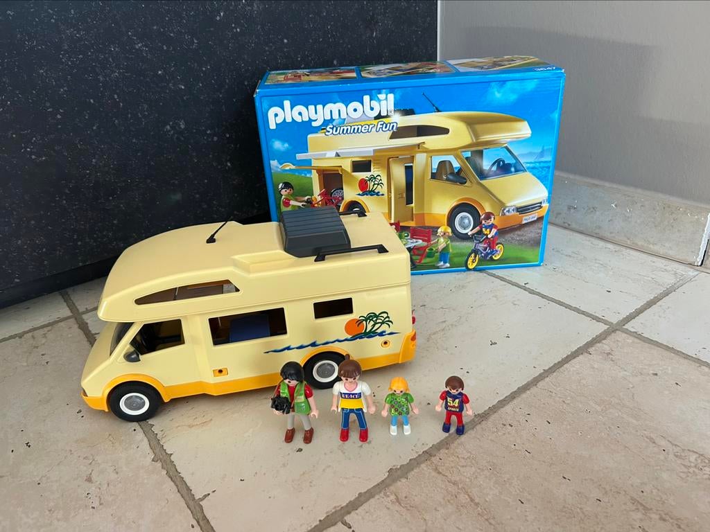 Playmobil kampeerwagen, Ophalen, Nieuw, Complete set