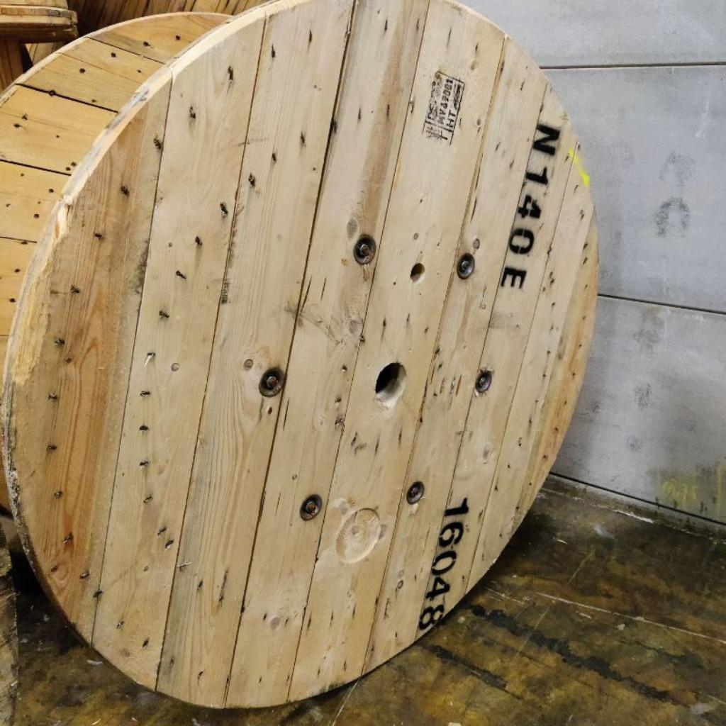 Houten haspel / kabelhaspel  / bobijn - diverse soorten, Ophalen of Verzenden, Gebruikt