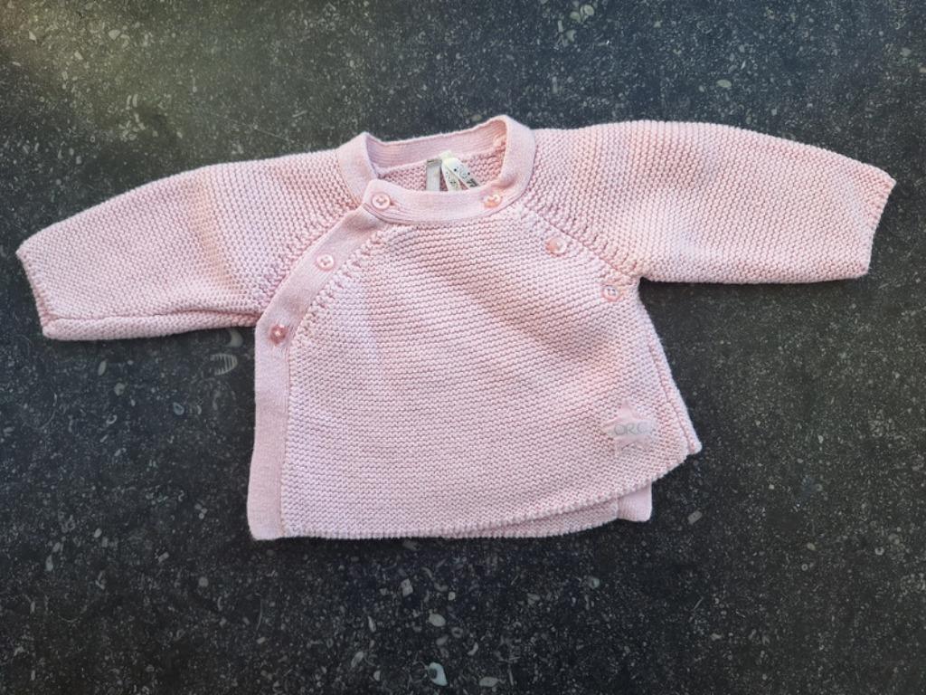 ORCHESTRA - Joli pull rose - T. naissance/50 cm, Enfants & Bébés, Enlèvement ou Envoi, Pull ou Veste, Utilisé, Fille
