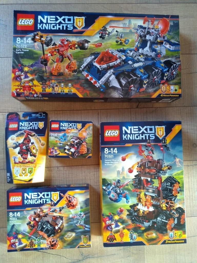 nieuwe sets Lego Nexo Knights, Kinderen en Baby's, Speelgoed | Duplo en Lego, Lego, Ophalen of Verzenden