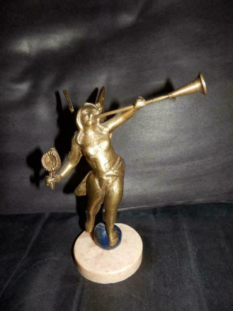 messing beeldje op voet, Enlèvement ou Envoi