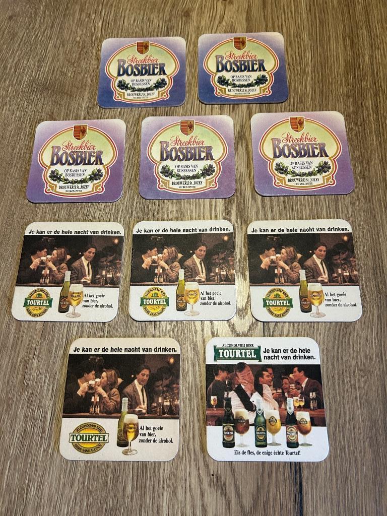 Bierviltjes Bosbier - Tourtel, Ophalen of Verzenden, Gebruikt, Viltje(s), Overige merken