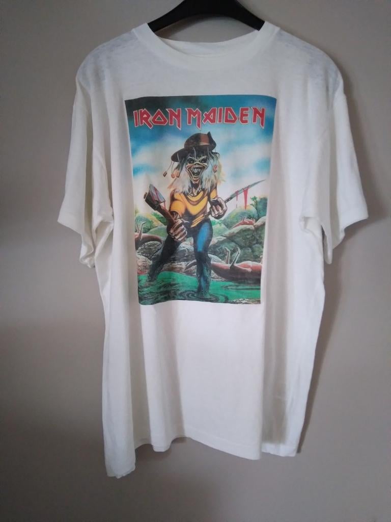 Vintage t-shirt Iron Maiden maat xl/ xxl, Kleding | Heren, T-shirts, Ophalen of Verzenden, Zo goed als nieuw, Maat 56/58 (XL)