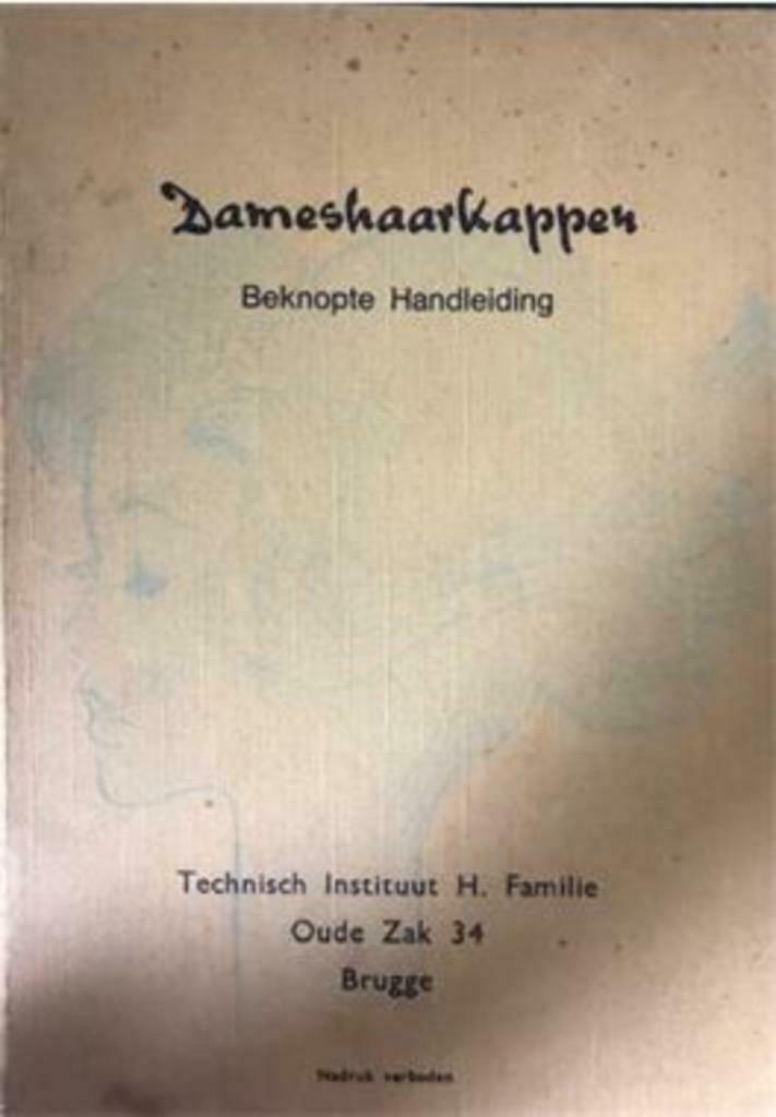 Dameshaarkappen (Oud boekje over haar knippen), Ophalen of Verzenden, Gelezen