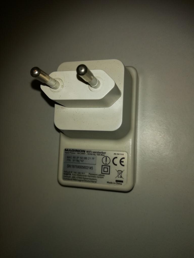 Versterker wifi booster wifi netwerk, Computers en Software, Ophalen of Verzenden, Zo goed als nieuw