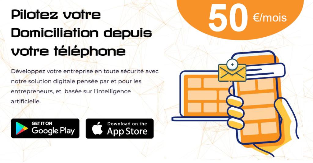DOMICILIATION D'ENTREPRISE 50€ par mois, Services & Professionnels, Services Autre