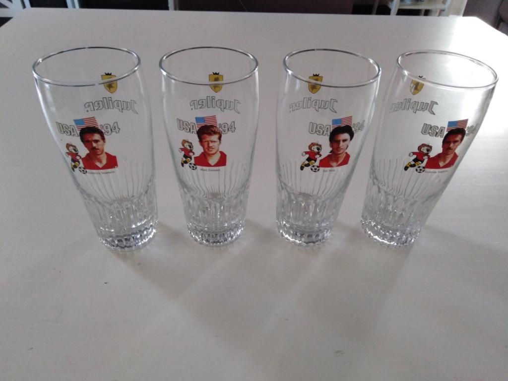 bierglazen Jupiler USA 94, Verzamelen, Ophalen of Verzenden