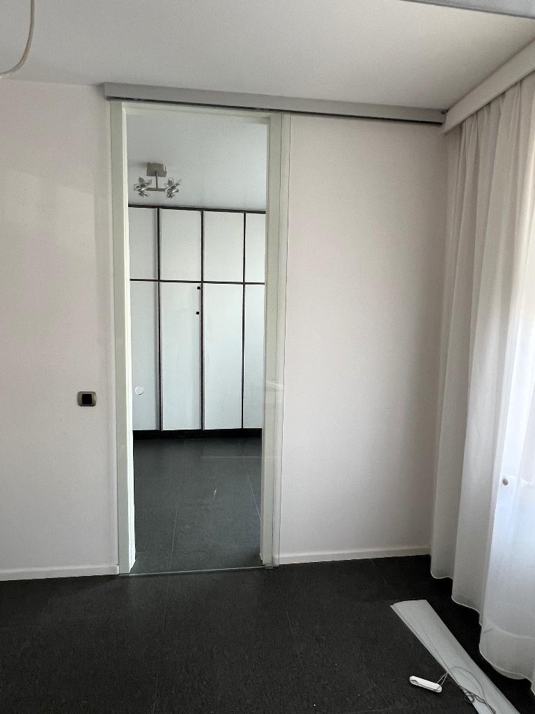 glazen schuifdeur 259x93, Ophalen, 80 tot 100 cm, 215 cm of meer, Binnendeur