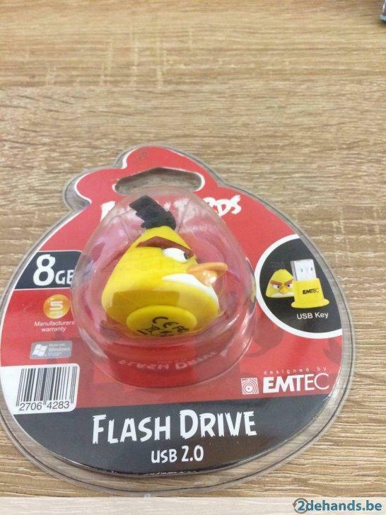 Nieuwe USB-stick, 8gb, angry birds, Ophalen of Verzenden, Nieuw