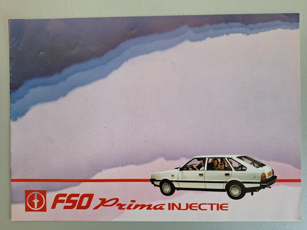FSO PRIMA INJECTIE BROCHURE 12 PAGINA'S NEDERLAND IN ZEER GO, Ophalen of Verzenden, Gelezen, Overige merken