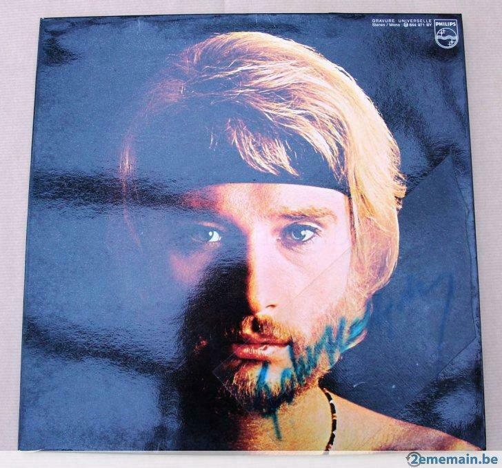 Johnny Hallyday 33T original dédicacé, CD & DVD, Vinyles | Autres Vinyles, Enlèvement
