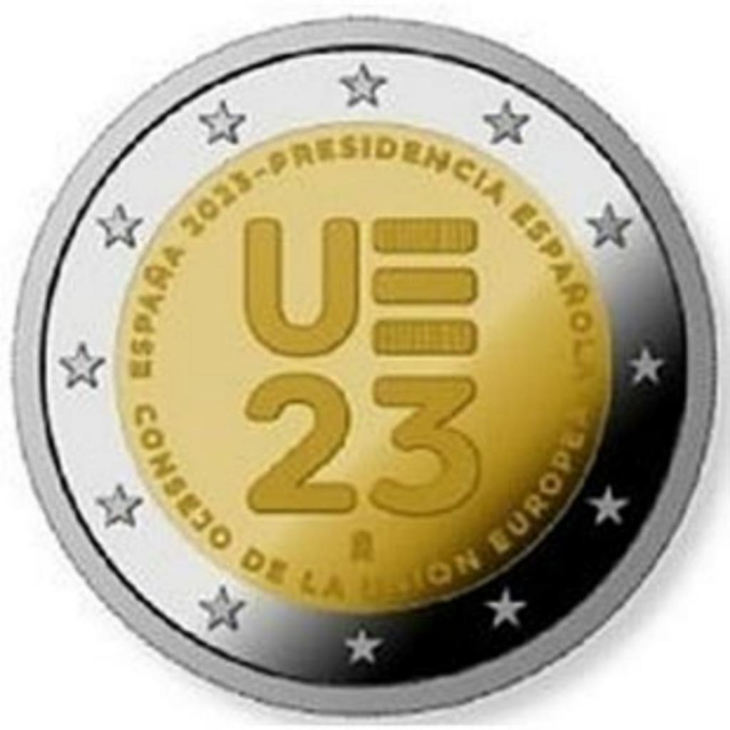 2 euros Espagne 2023 UNC Présidence espagnole du Conseil de, Enlèvement ou Envoi, Espagne, 2 euros, Série