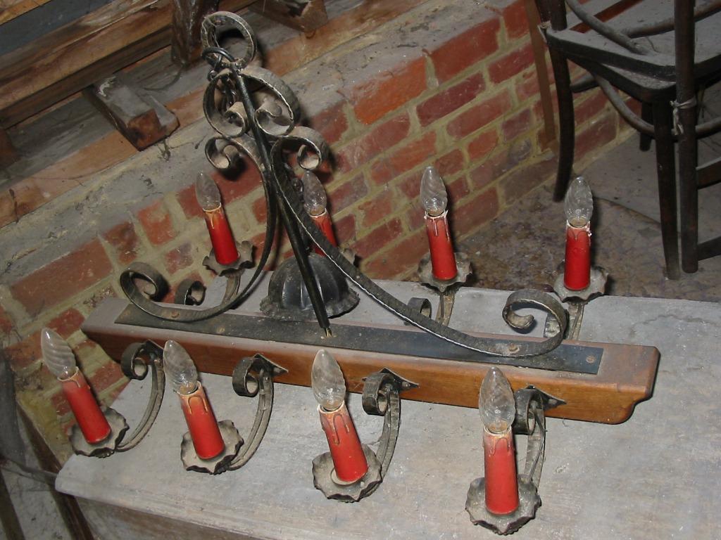 luster, Enlèvement, Utilisé, Bois