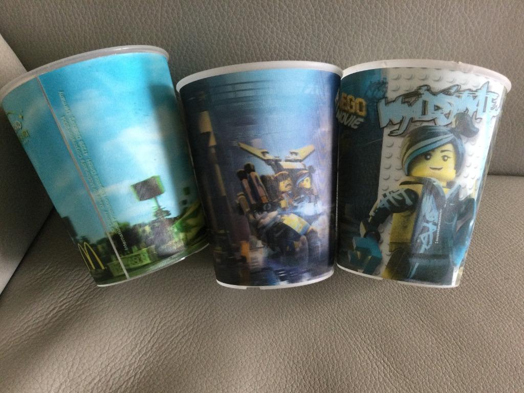 BEKERS MET LENSVORMIG EFFECT „LEGO MOVIE”, Ophalen of Verzenden