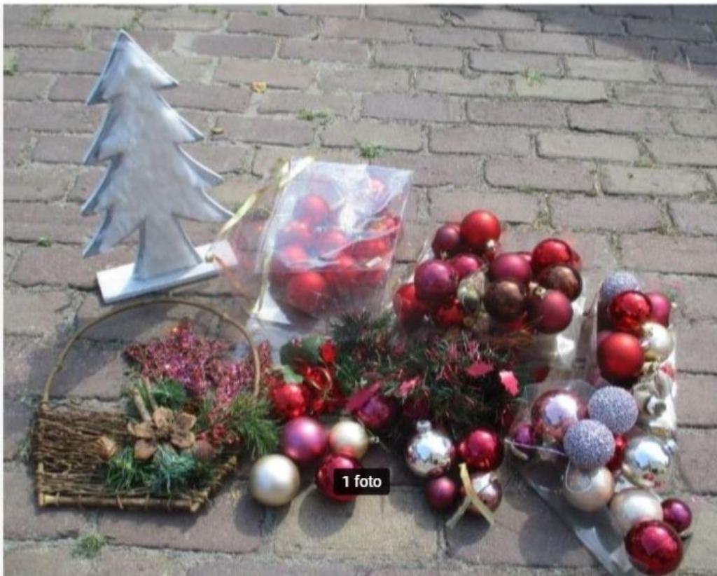 Mooie Partij Kerstversiering, Diversen, Kerst, Ophalen of Verzenden, Zo goed als nieuw