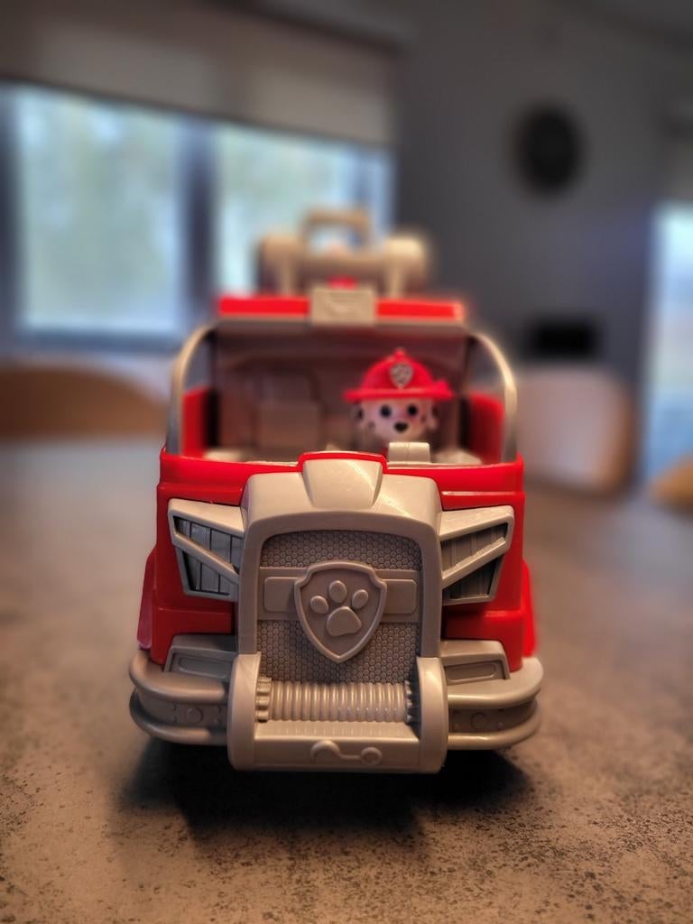 Paw Patrol brandweerwagen, Kinderen en Baby's, Ophalen, Zo goed als nieuw