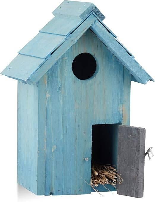 Nichoir à oiseaux en bois | LIVRAISON GRATUITE, Neuf, -, -, RELAXDAYS