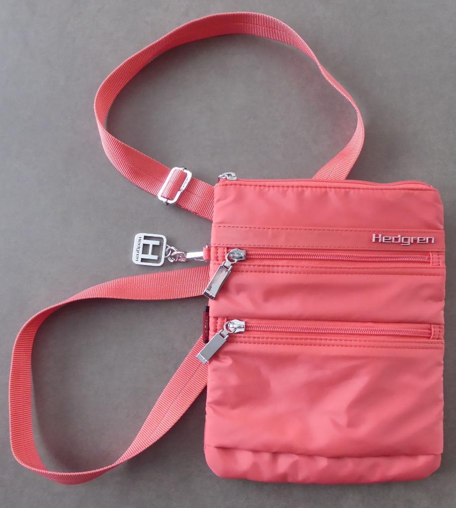 Très beau sac Hedgren à bandoulière corail, Enlèvement ou Envoi, Comme neuf, Autres couleurs, Autres marques